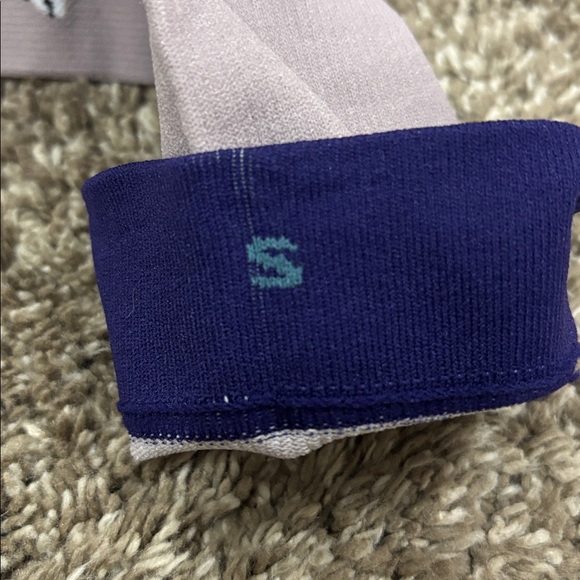 Figs Purple Bee Pattern Compression Socks - Picture 3 of 3